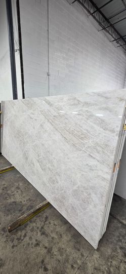 Large White Marble Stone Slab