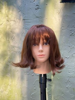 Wavy Brown Wig short Curly length For Black Women and White Womens
