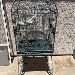 Parrot Cage On Wheels 