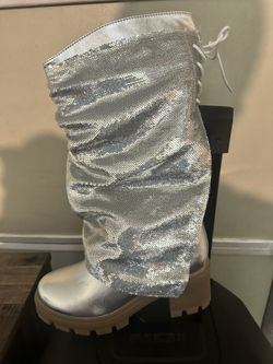 Botas de Plataforma Metálicas NUEVAS