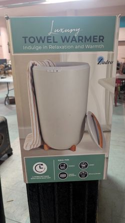 Zadro Luxury Towel Warmer Freestanding Electric Bucket Style Bathroom Heater