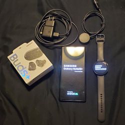 Samsung Galaxy Note 10 + Bundle 512gb (unlocked), Galaxy Watch 2, Buds Plus $750,