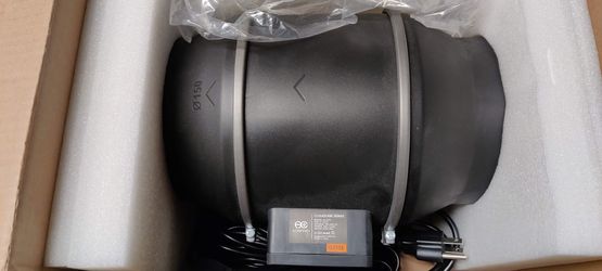 Ac infinity inline duct fan with temp and humidity controller