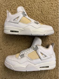 Size 10 (Pre owned, no box) - Air Jordan 4 pure money
