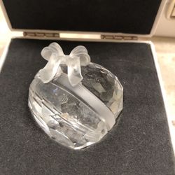 Swarovski Retired Crystal Heart with Bow