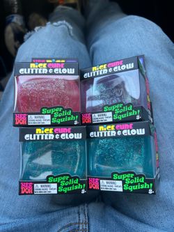 Needoh nice cube glitter and glow