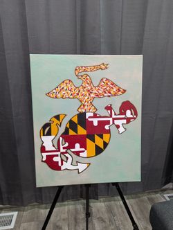 USMC Pride Canvas Painting 