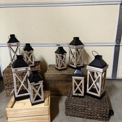 Lanterns (Decor, Wedding, 3 Small, 2 Large)