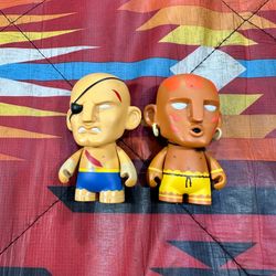 Kidrobot Street Fighter Series 1 Sagat & Dhalsim Figures Capcom