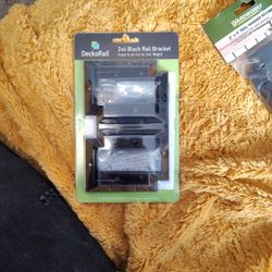 Deckorail 2x4 Black Rail Bracket