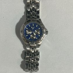 Like New Fossil Blue Watch For Men