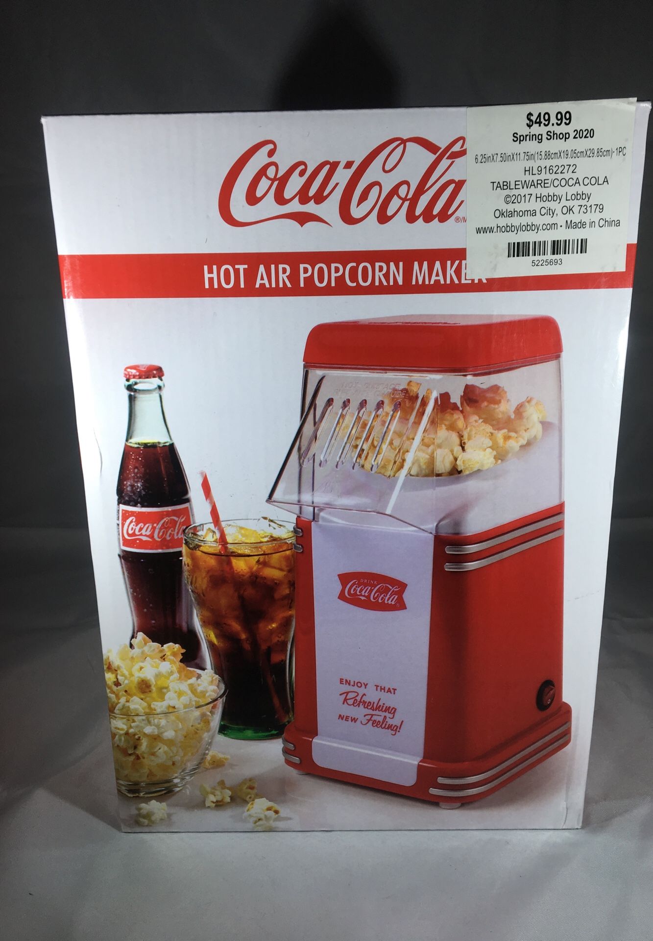 Coca Cola popcorn maker