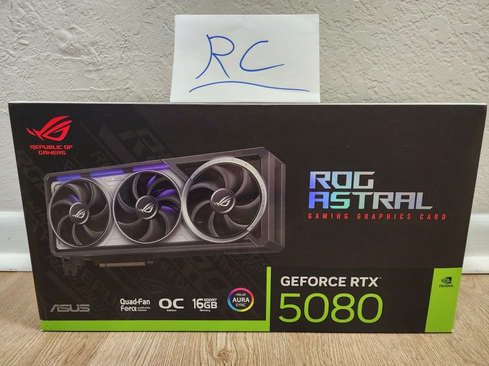 ASUS ROG Astral GeForce RTX 5080 graphics card