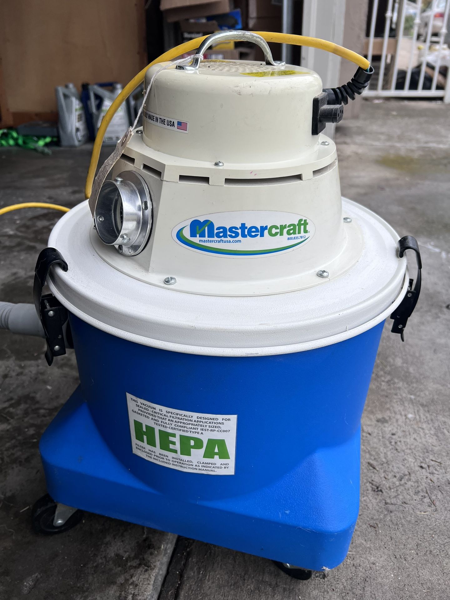 Mastercraft Hepa Vacuum