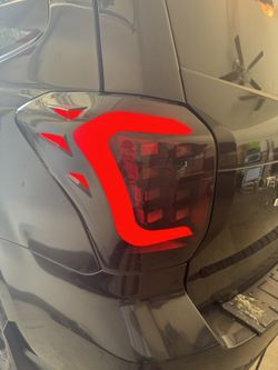 Clear Black Sequential Tail Lights For 2017 Forester
