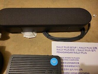 Logitech Rally Plus Video Conferencing Kit Speakers Mic Pods Camera (contact info removed)25

 Thumbnail