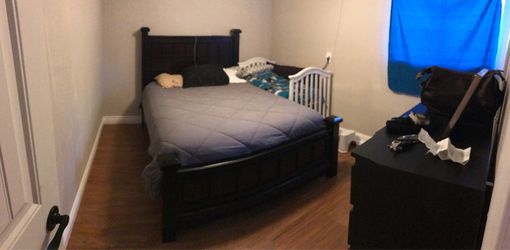 Queen Wooden bed