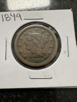 LARGE CENT 1849 USA Mint 