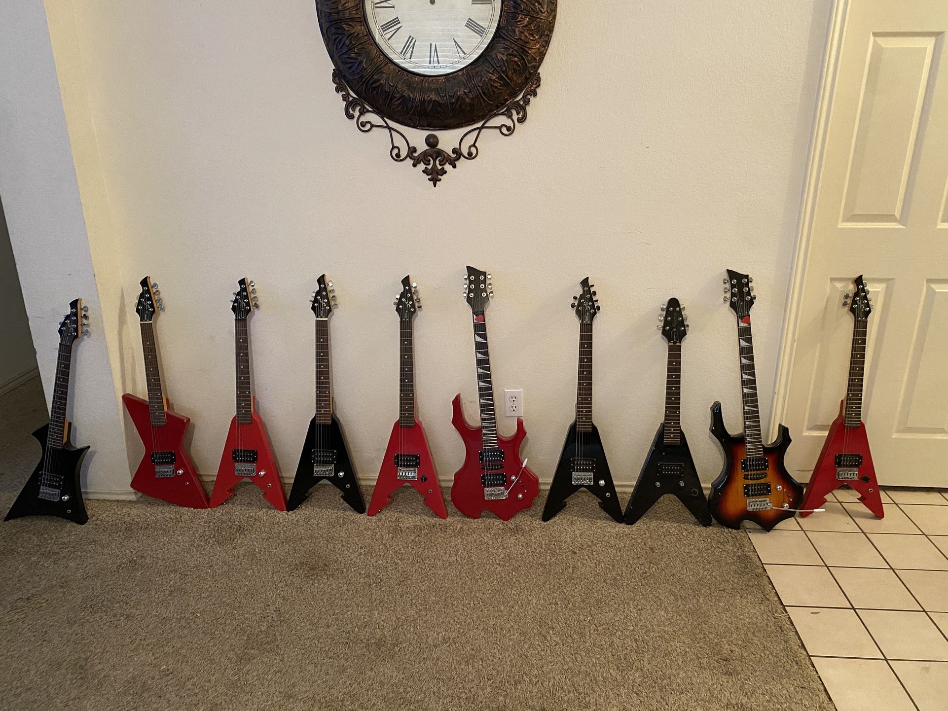 10 Electric Guitars 500 Bucks For All