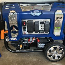 New Ford 5,250 Watt Dual Fuel Portable Generator with Remote Start