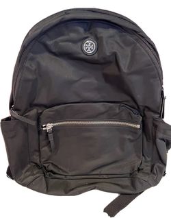 Tory Burch Ella Nylon Back To School Backpack In Black 