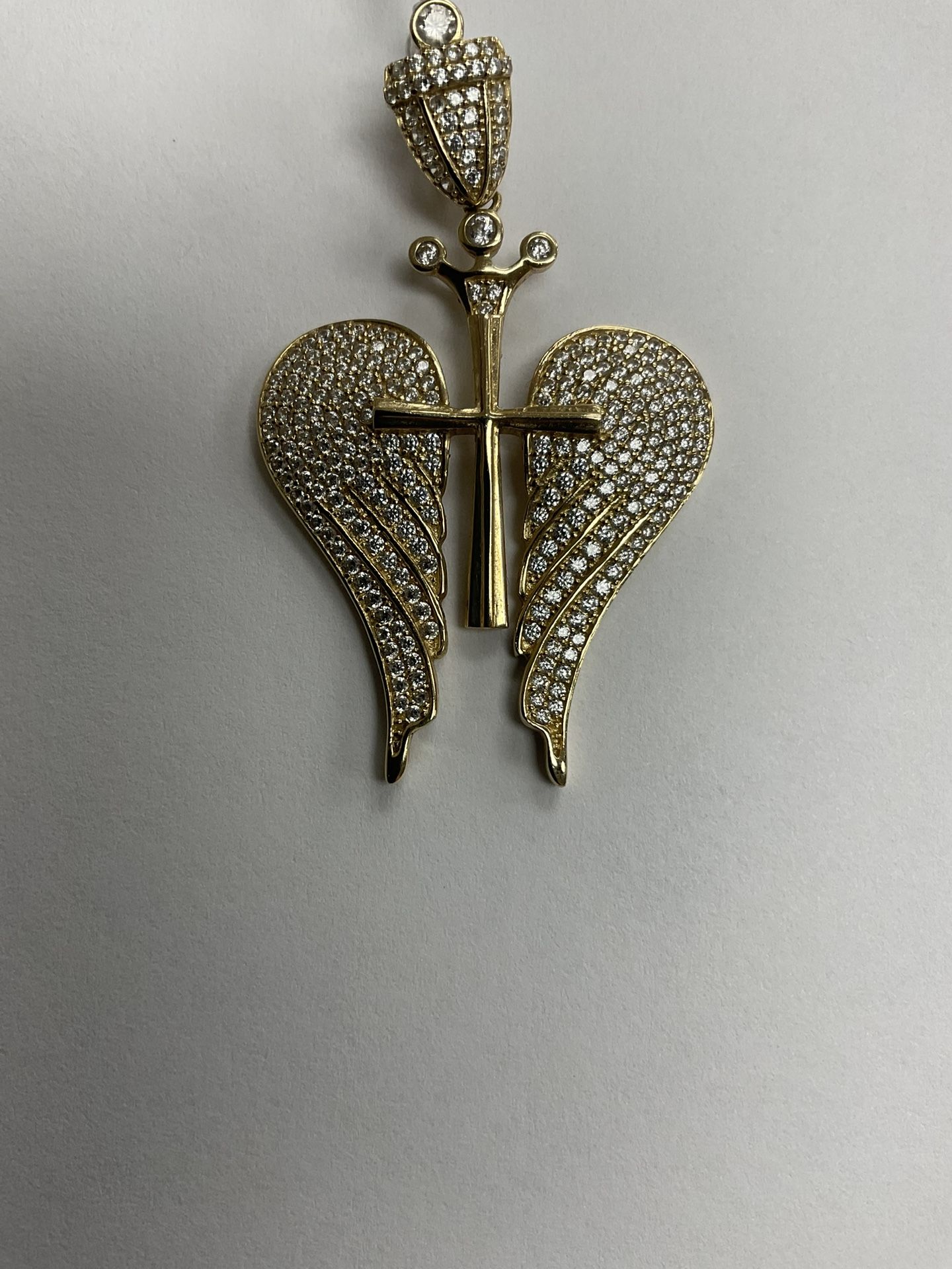 14k Angel Wing Pendant