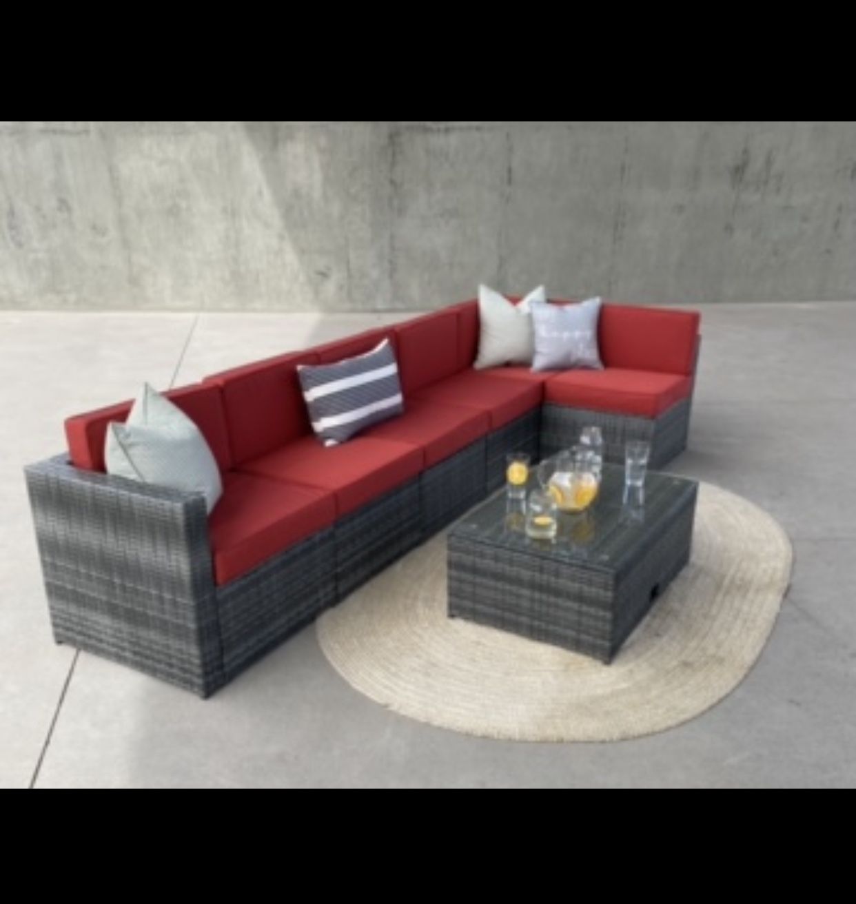 Patio set, outdoor patio sectional, conversation set, Patio Furnitur, 