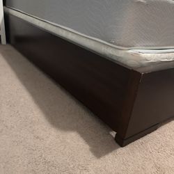 Bed Frame, Mattress And Box Spring
