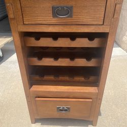 Seminueva Mueble Madera Solida Tiene Para Copas Y Vinos