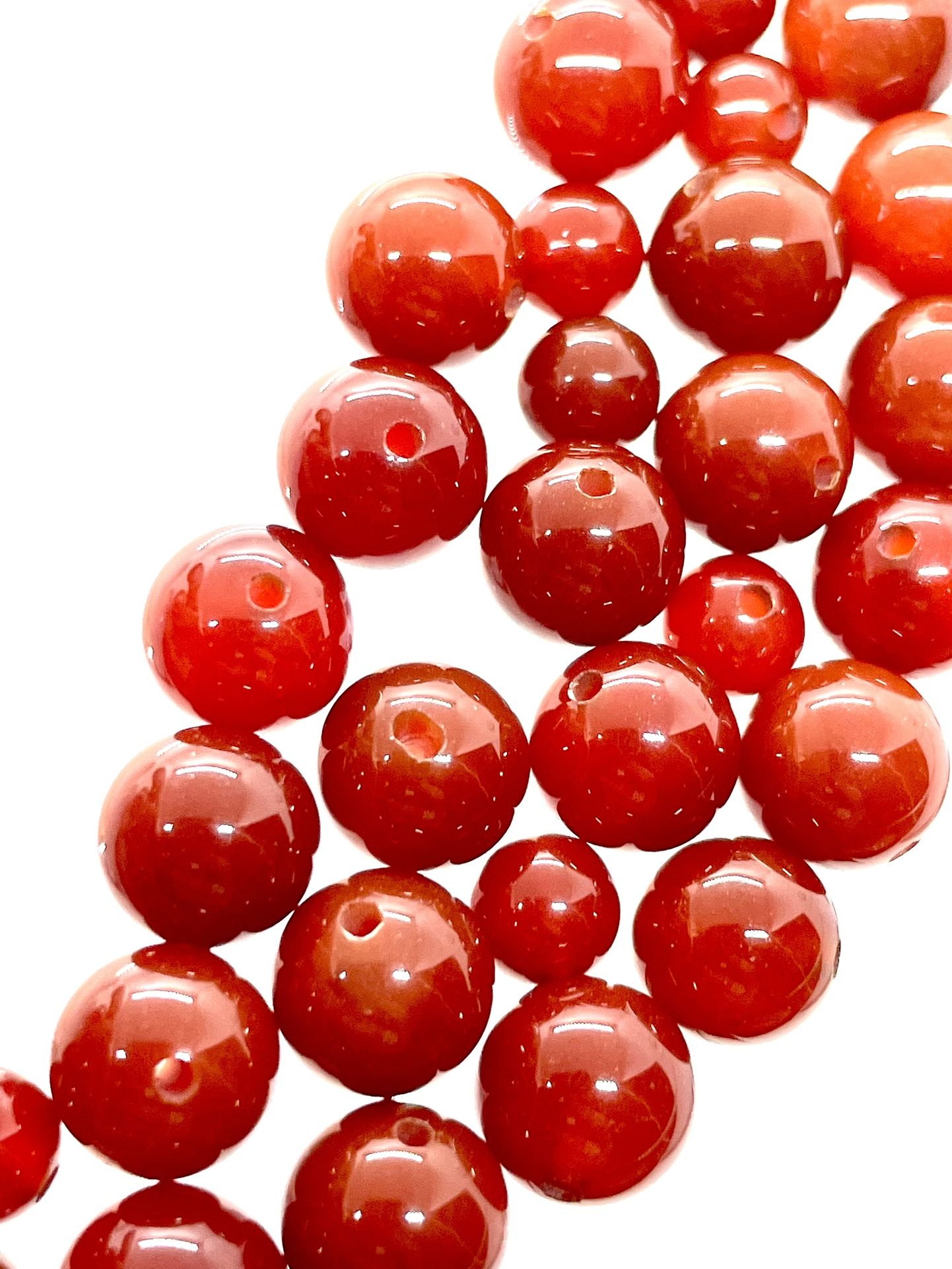 Lot Of Carnelian Beads
