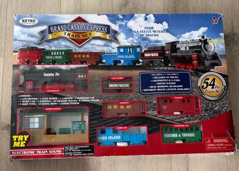 EZTEC Grand Canyon Express Train Set 54 Piece Battery Operated Open Box  Buscar Live Ventas