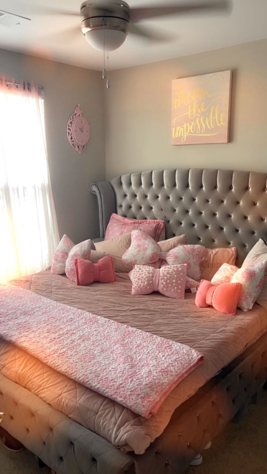Upholstered King Bed Set