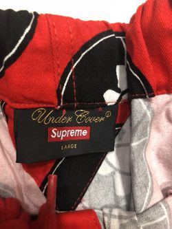 Supreme UNDERCOVER/Public Enemy Skate Pant Red for Sale in Hialeah