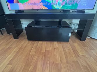 Black TV Stand / Entertainment Center – 51”