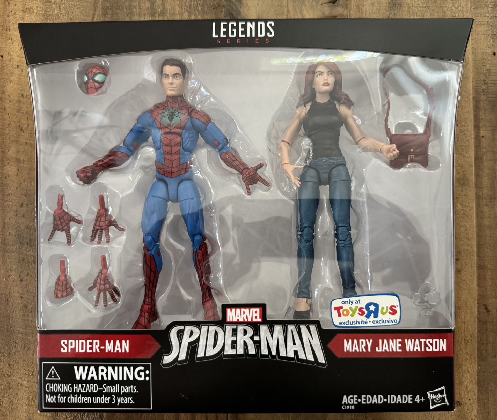 Marvel Legends SPIDER-MAN & MARY JANE WATSON (Two Pack) ToysRus Exclusive 