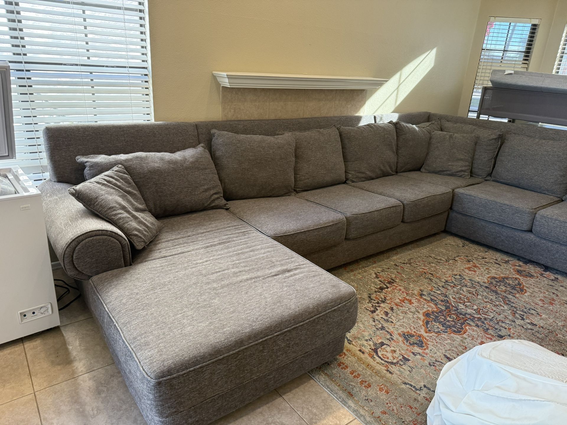 Large Gray Couch 