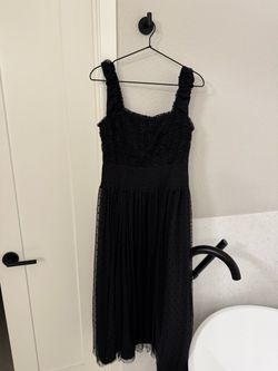 Lucky Brand black tulle dress S