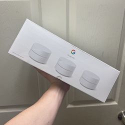 Google Wifi - AC1200 - Mesh WiFi System - Wifi Router - 4500 Sq Ft Coverage - 3 pack