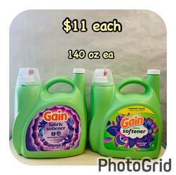 Gain Fabric Softener 140 oz, $11 each‼️
