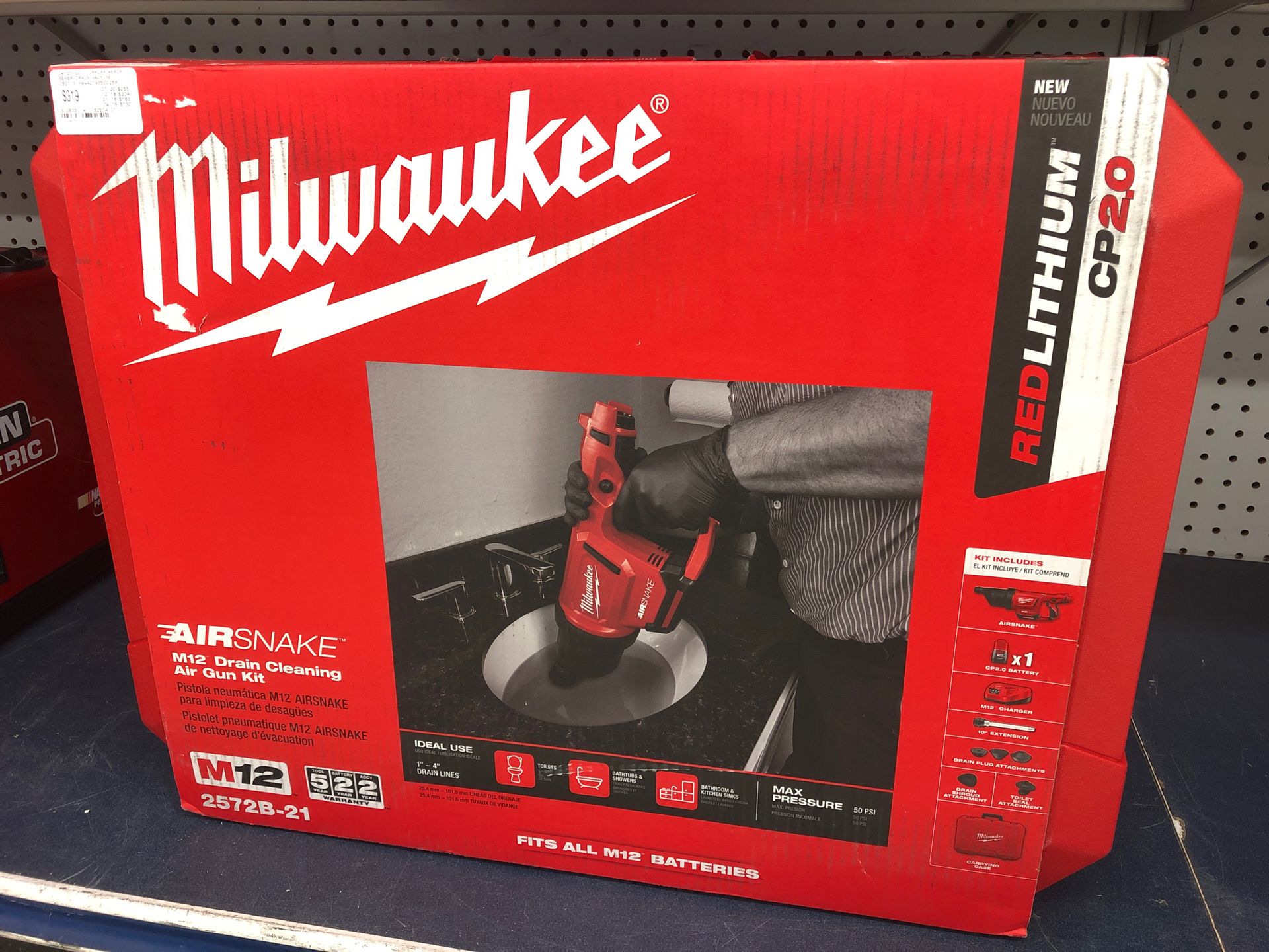 Milwaukee Air Snake Drain Cleaning Kit for Sale in Kissimmee, FL - OfferUp