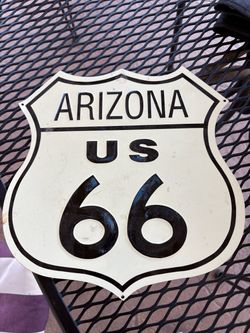 Route 66 Metal Sign 11”