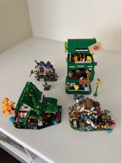 Lot bundle building block bricks house office farm puzzle girl boy toys (not Lego)