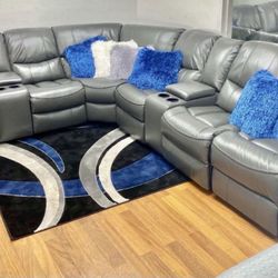 Madrid Reclining Sectional $1299 With Easy Finance