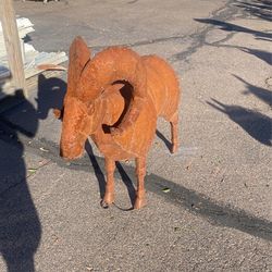 Miniature Metal rustic Ram