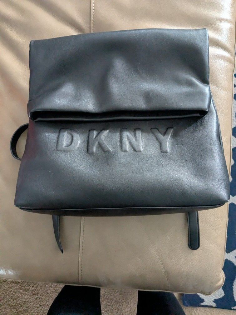 DKNY Black Tilly Medium Backpack Purse