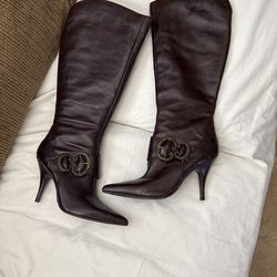 Boots Leather Nine West/New 6.5 Women 