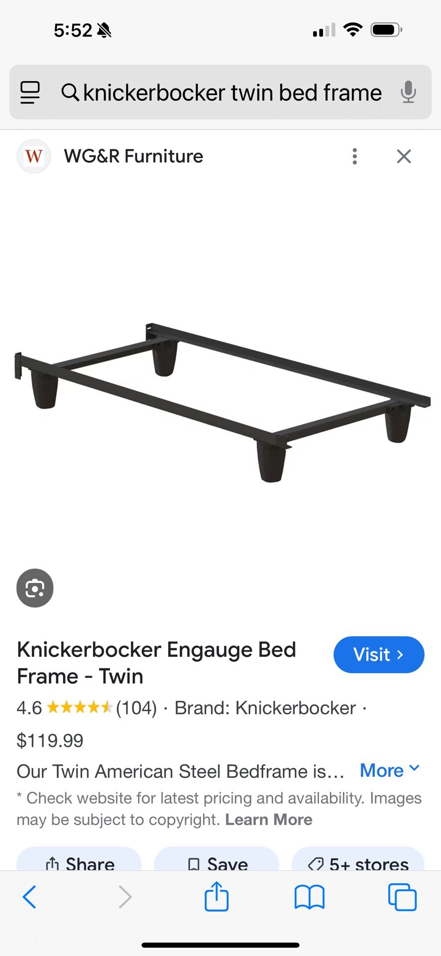 Twin Bed Frame
