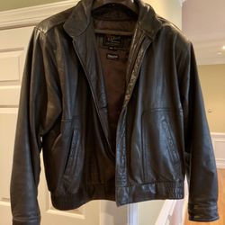 44R Reed Sportswear Men’s Brown Leather Bomber Jacket