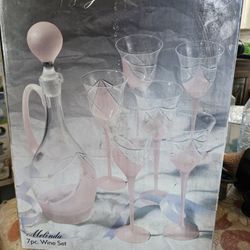 Crystal Clear 7 PC Wine Set 