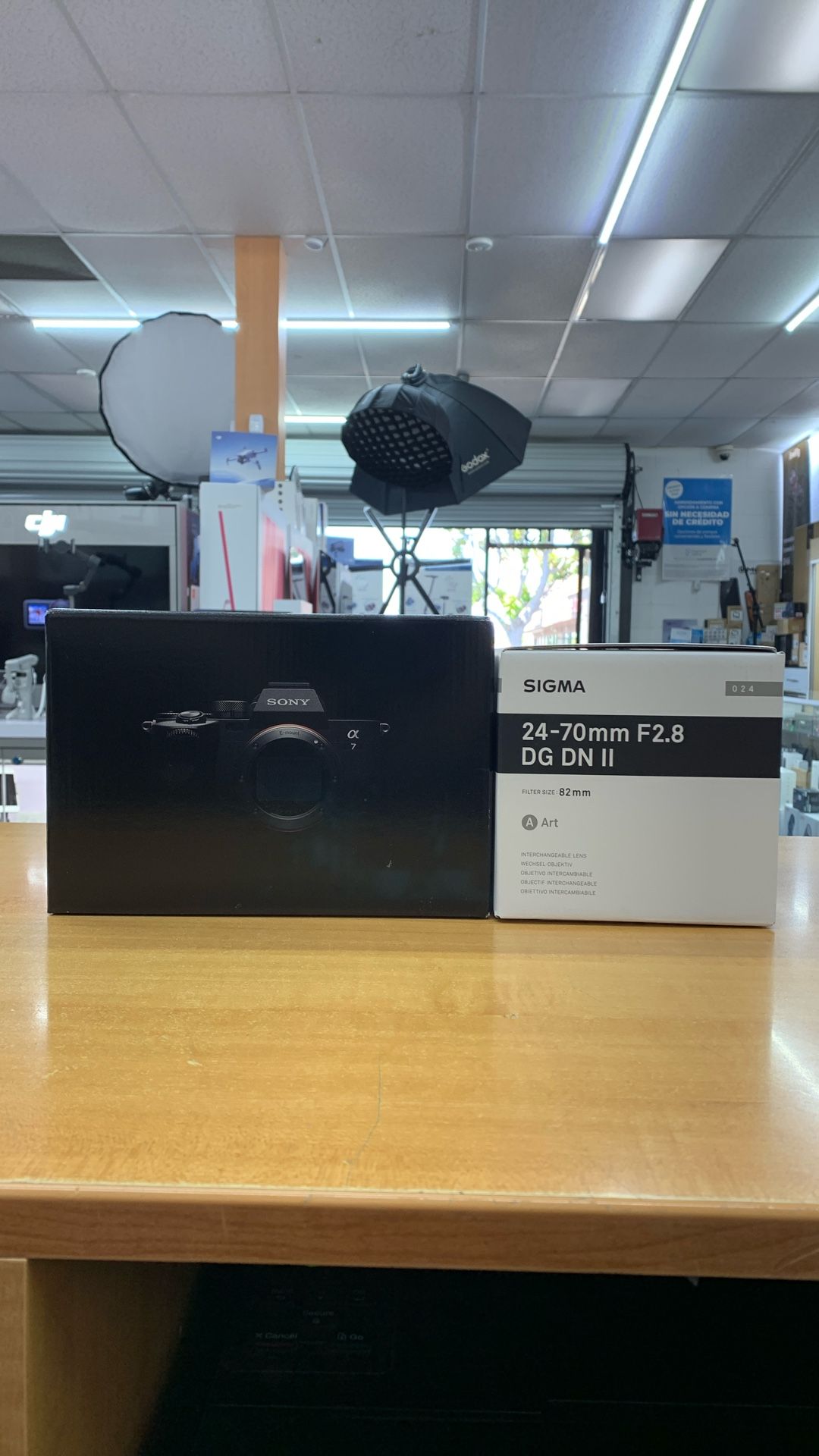 Sony Camera A7IV And Sigma 24-70mm II